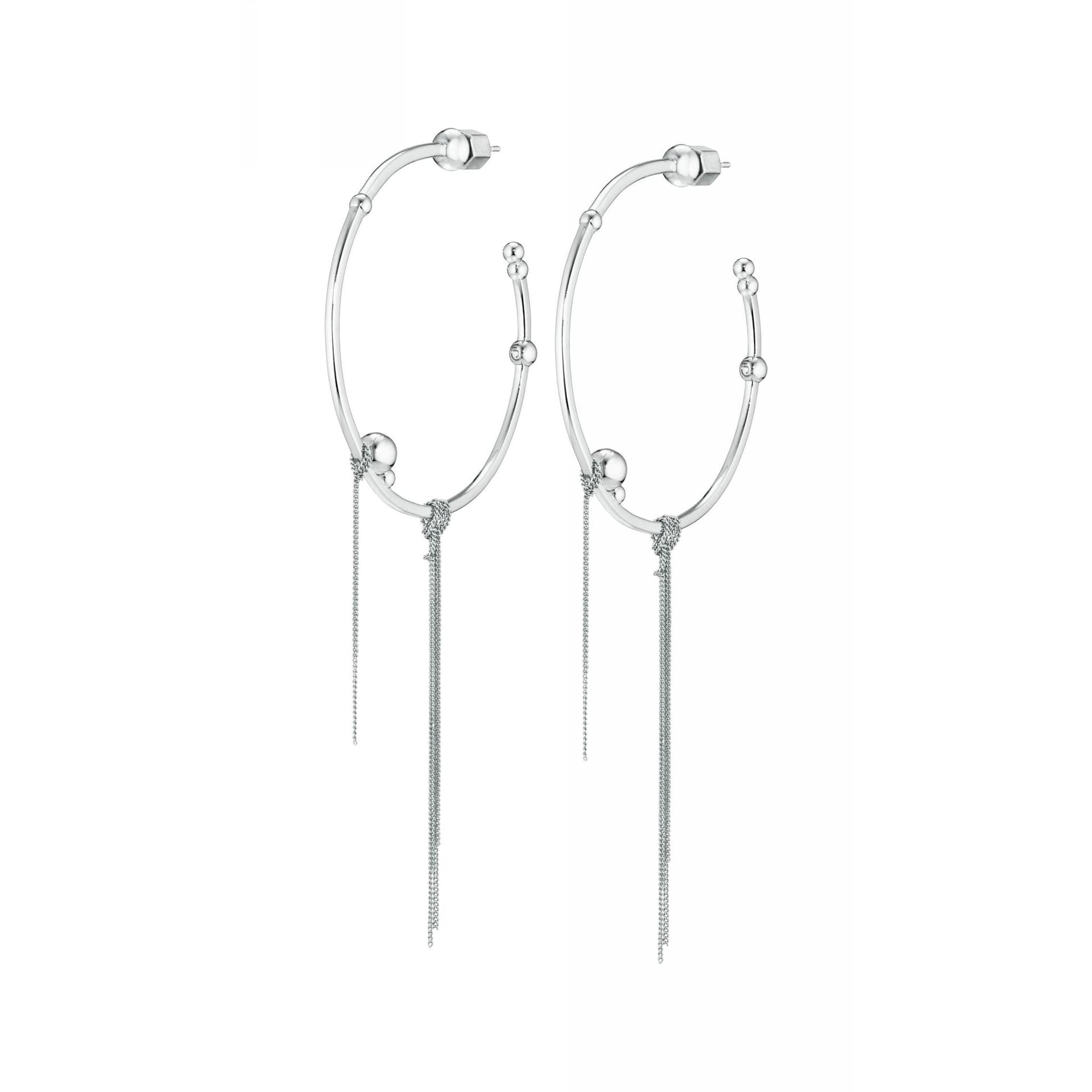 Серьги из стали без вставки