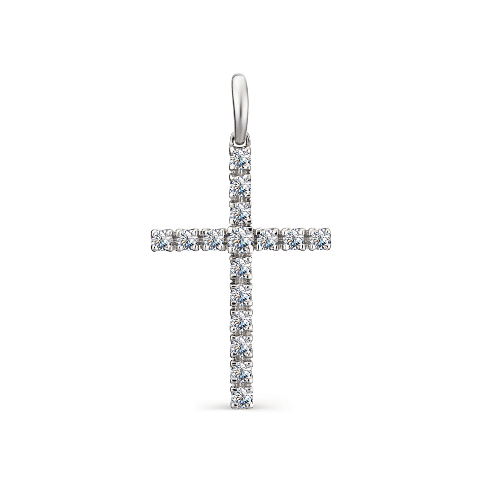 Подвеска из серебра 925 с кубическим цирконием