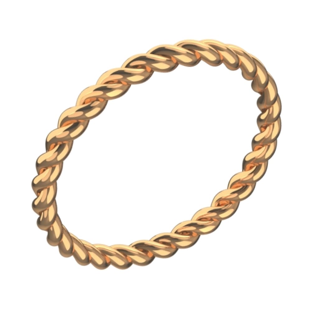 Кольцо из золота без вставки