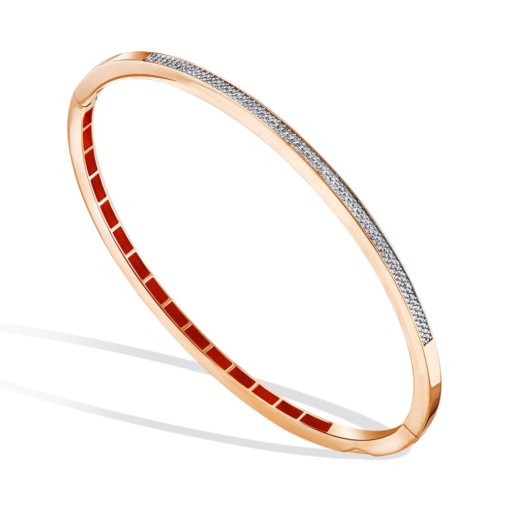 Браслет из золота 585 с  бриллиантом