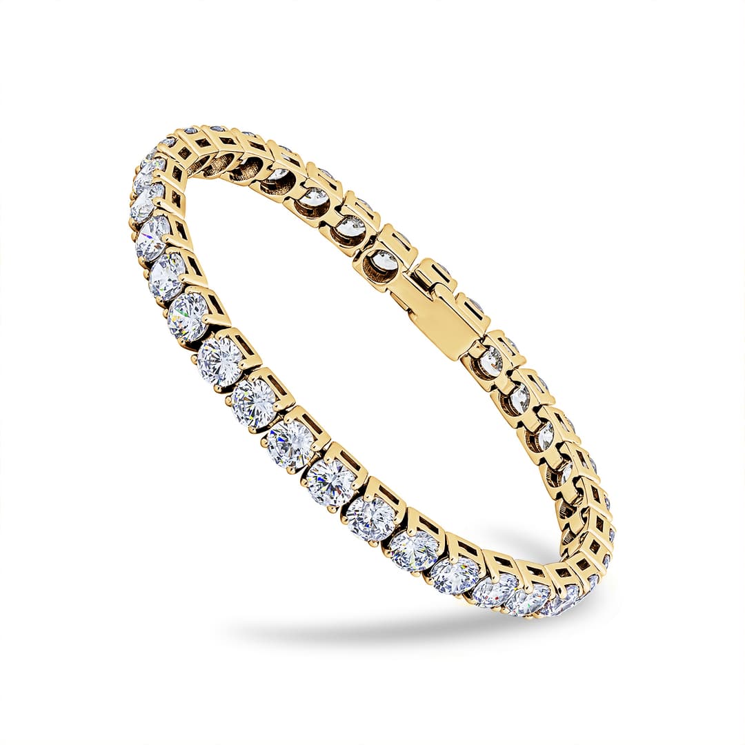 Браслет из серебра 925 с фианитами