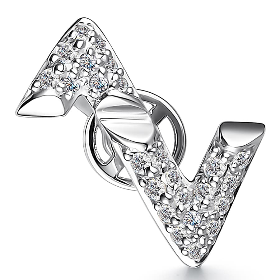 Серьги из золота 585 с бриллиантом