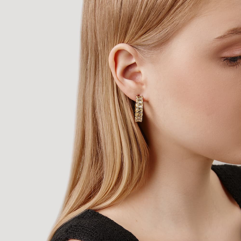 Серьги из серебра 925 с кубическим цирконием