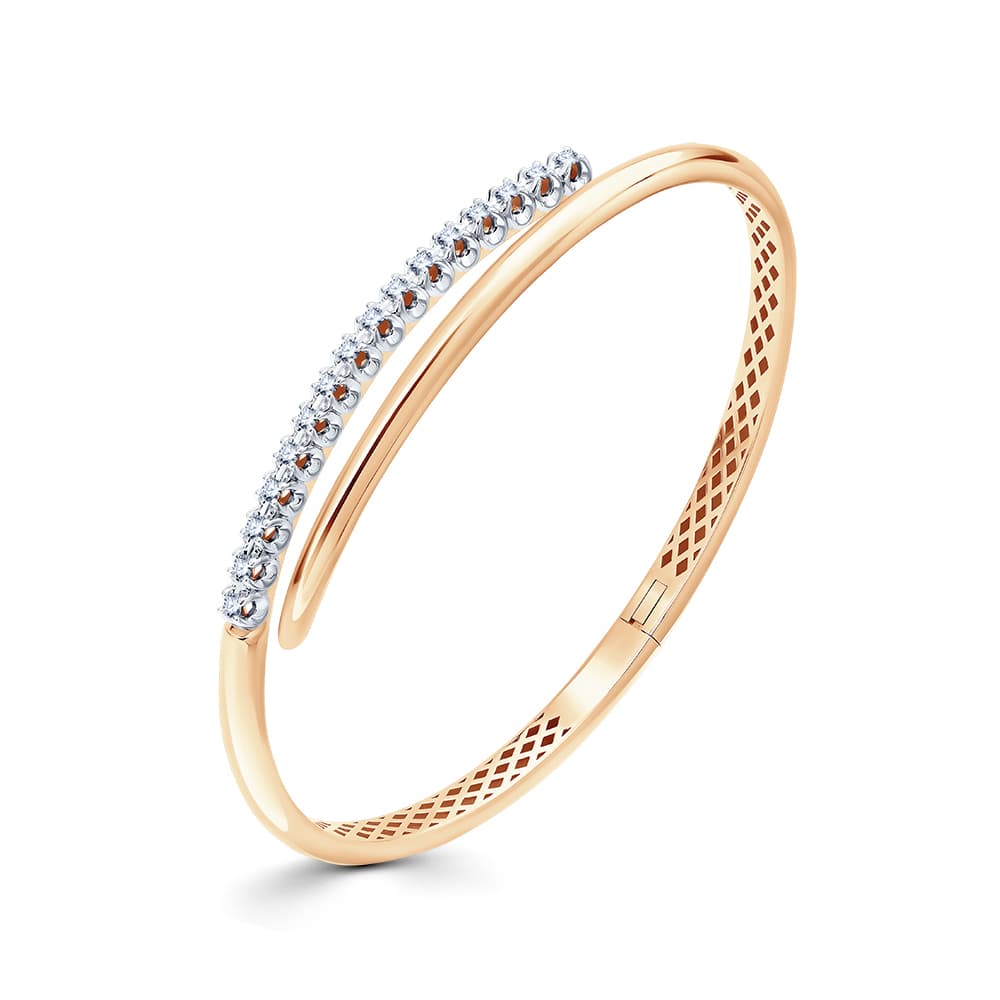 Браслет из золота 585 с бриллиантами