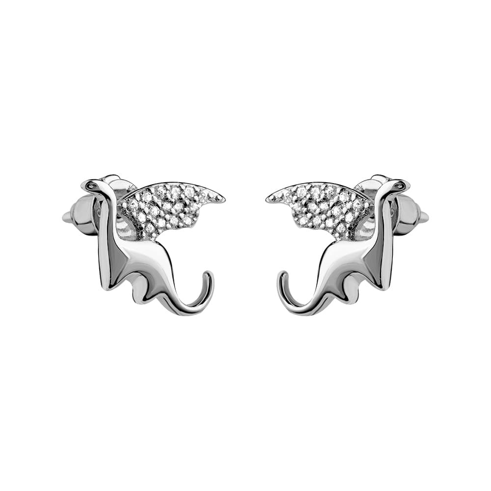 Серьги из серебра 925 с кубическим цирконием