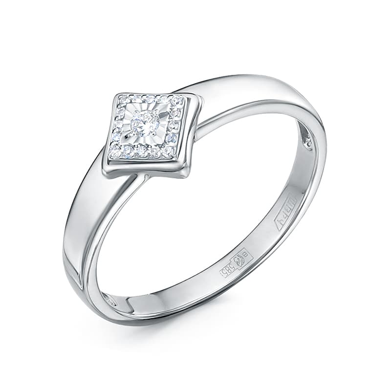 Кольцо из золота 585 с бриллиантом