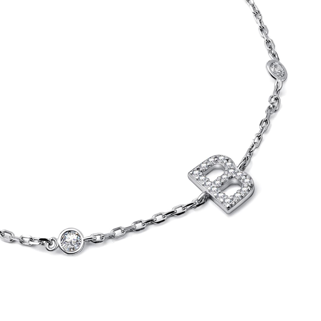 Браслет из серебра 925 с фианитами