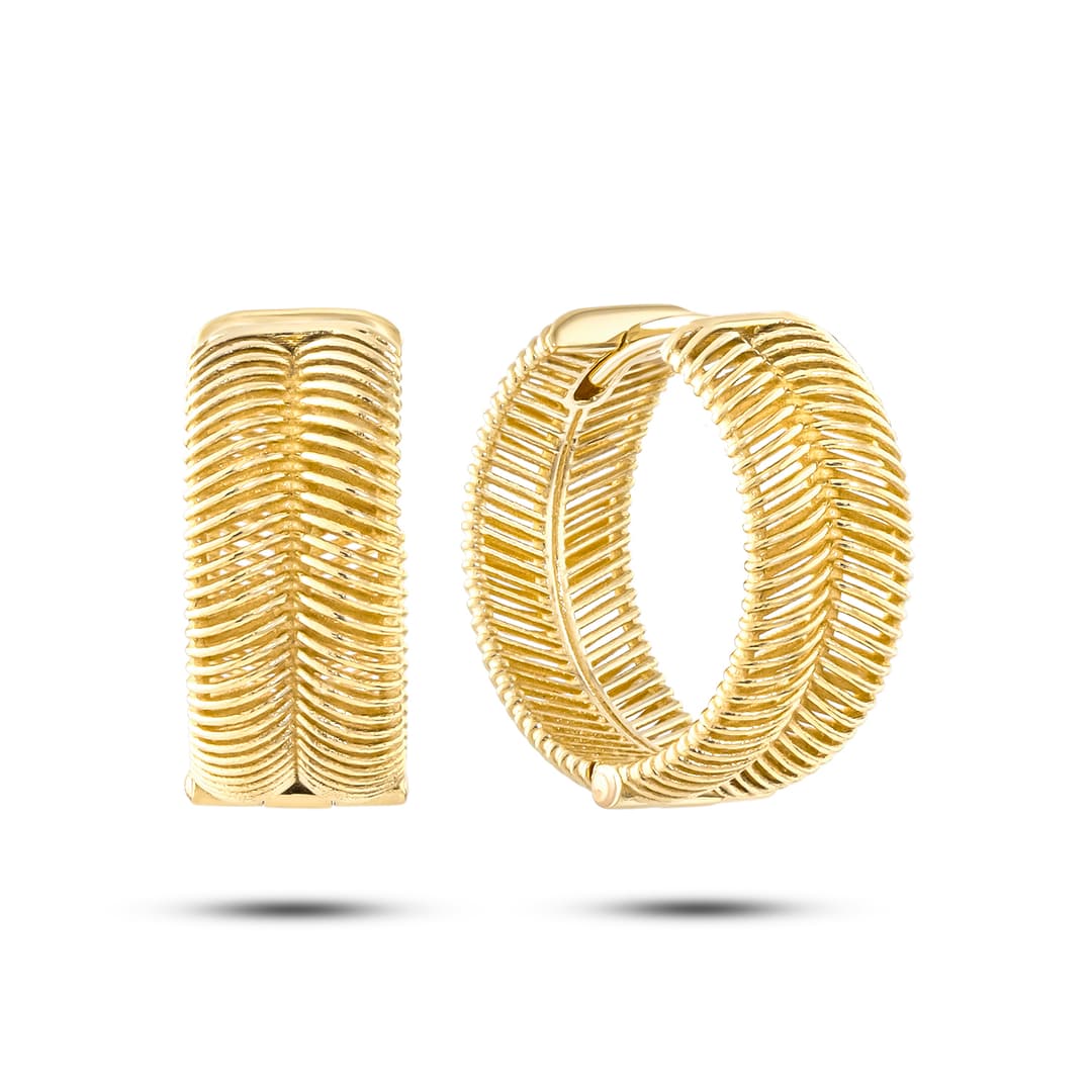 Серьги из серебра 925 без вставки