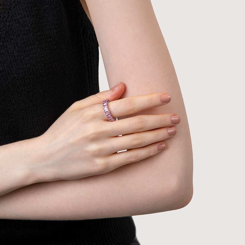 Кольцо из серебра 925 с кубическим цирконием