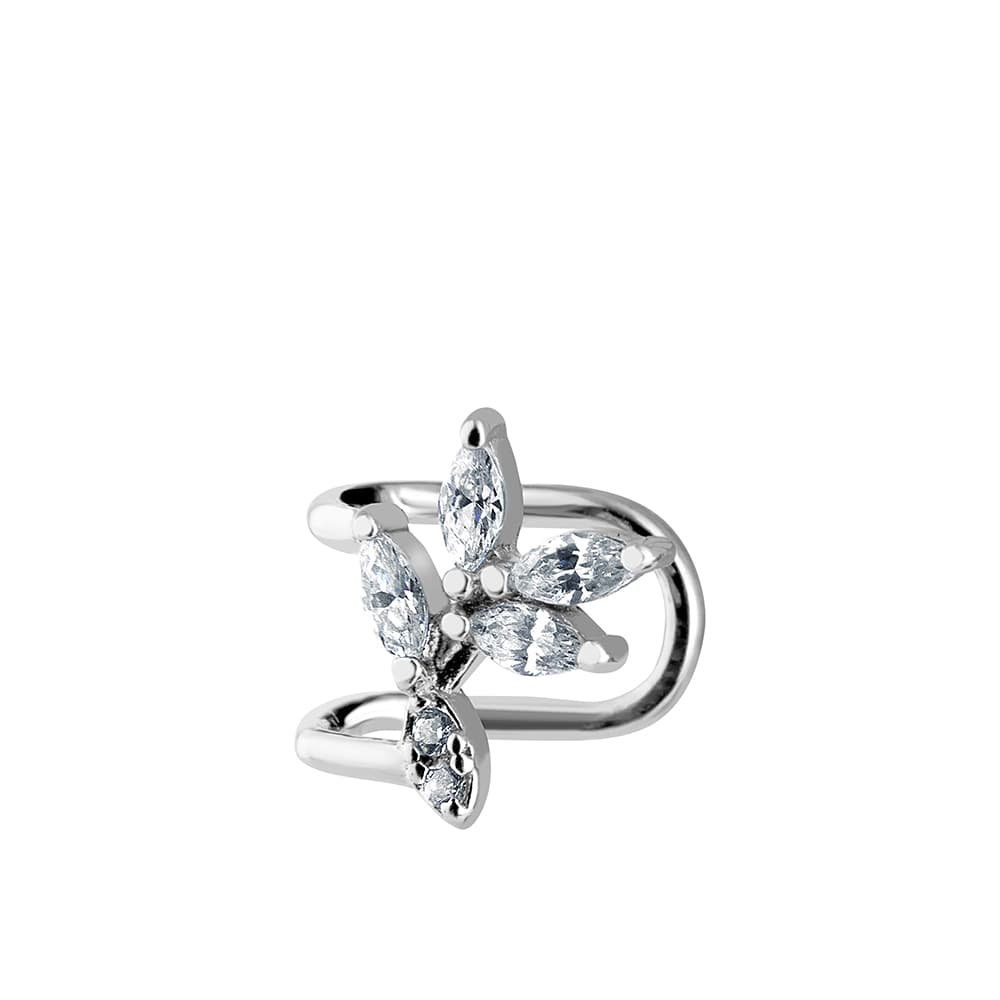 Серьги из серебра 925 с фианитами