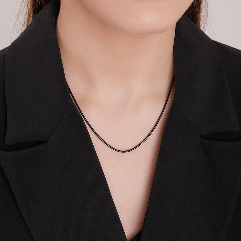 Гайтан из серебра 925 без вставки