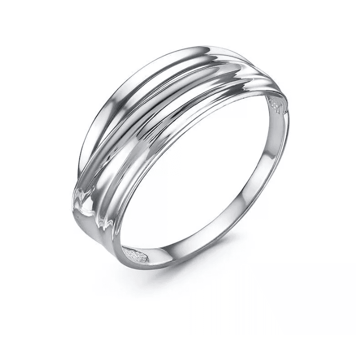 Кольцо из серебра без вставки