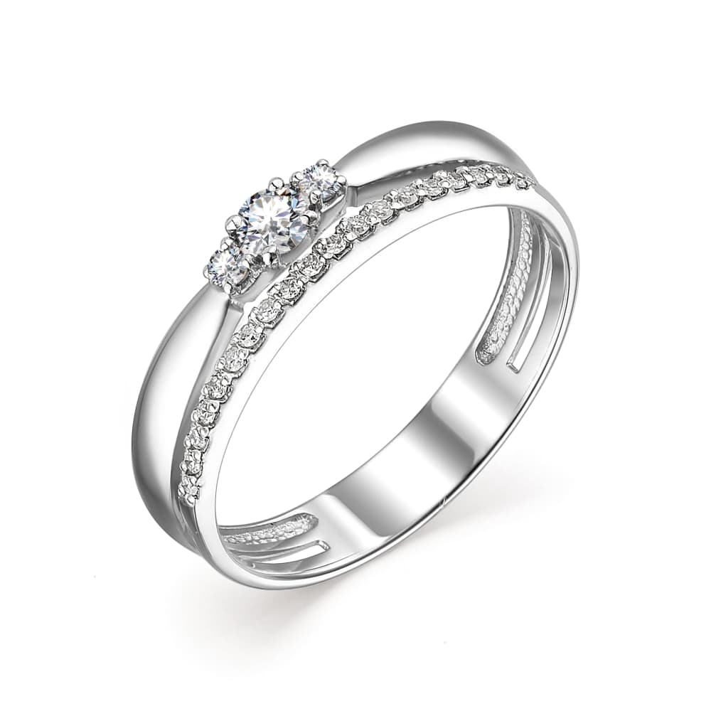 Кольцо из золота 585 с бриллиантом