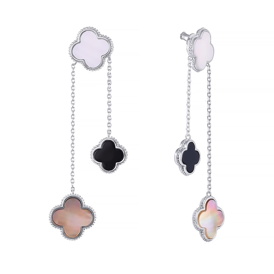 Серьги из серебра 925 с перламутром