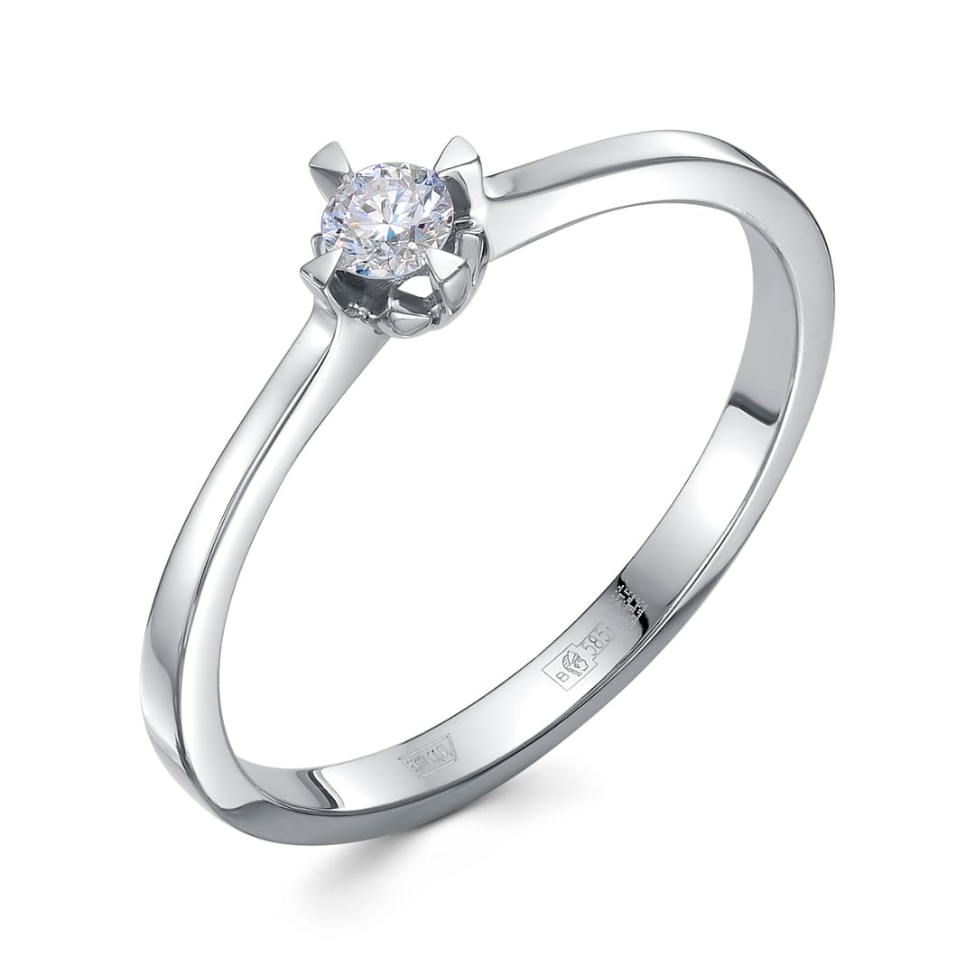 Кольцо из золота 585 с  бриллиантом