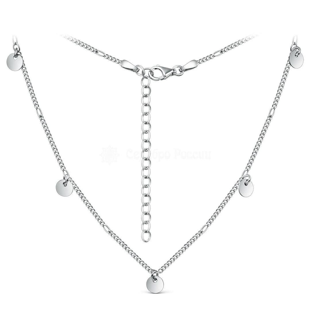 Колье из серебра 925  без вставки