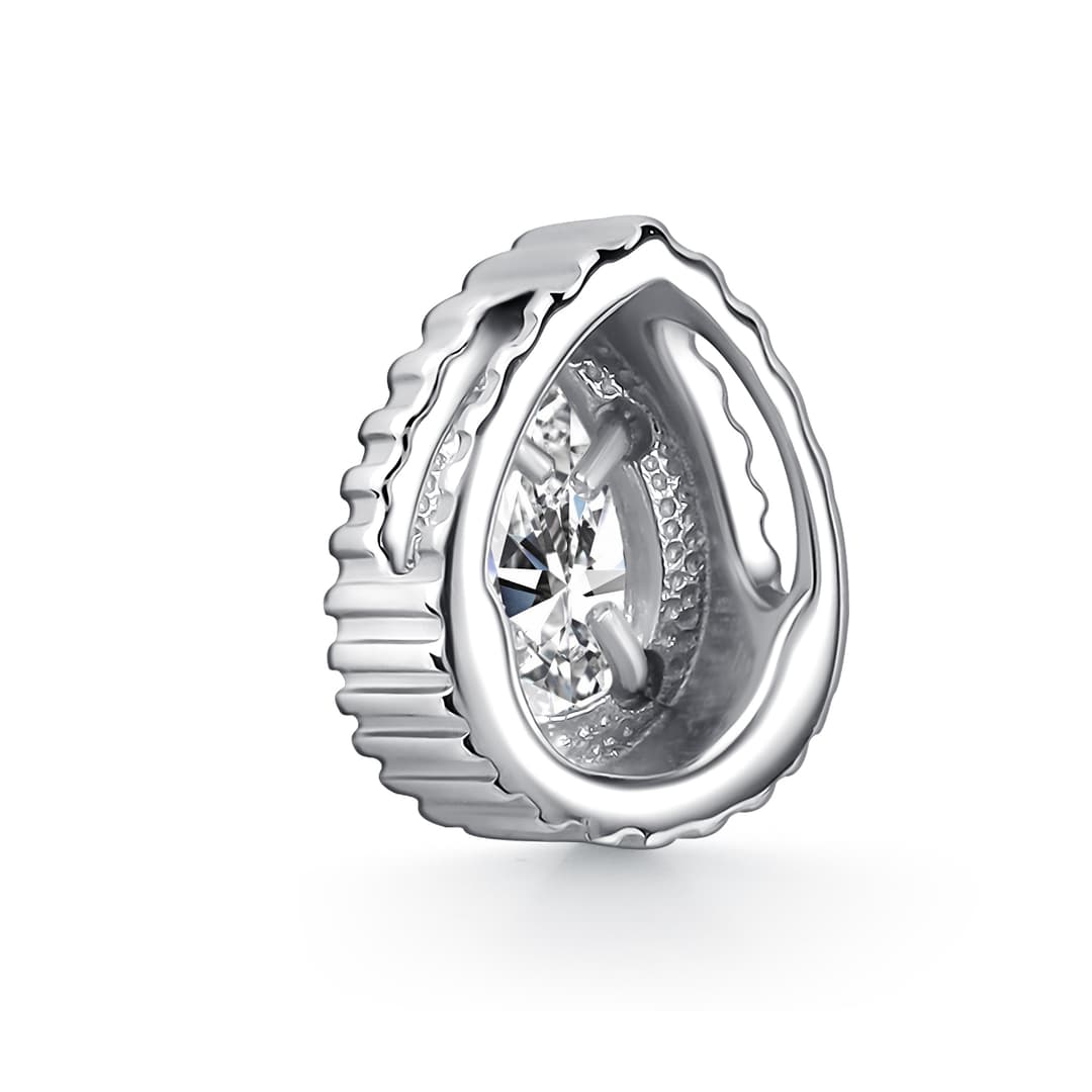 Подвеска из серебра 925 с кубическим цирконием