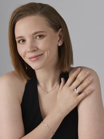 Кольцо из серебра 925 с фианитами