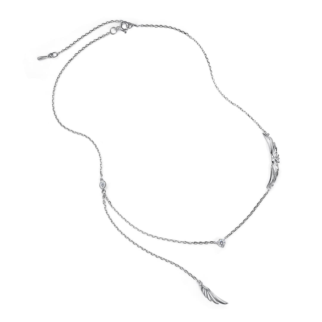 Колье из серебра 925 с фианитами