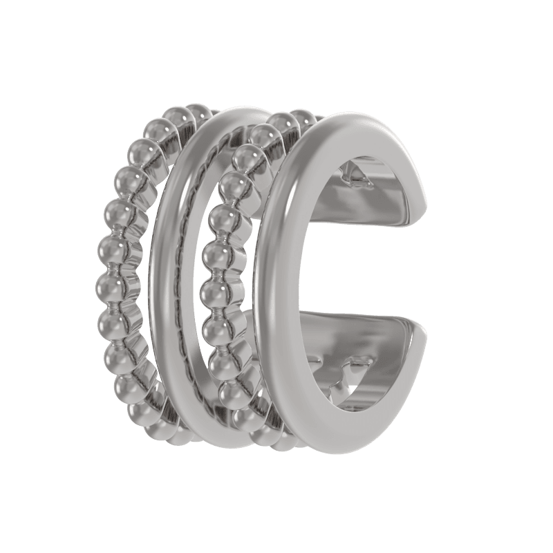 Серьги из серебра 925 без вставки