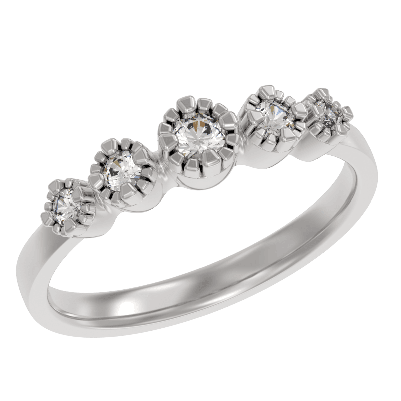 Кольцо из серебра 925 с фианитами