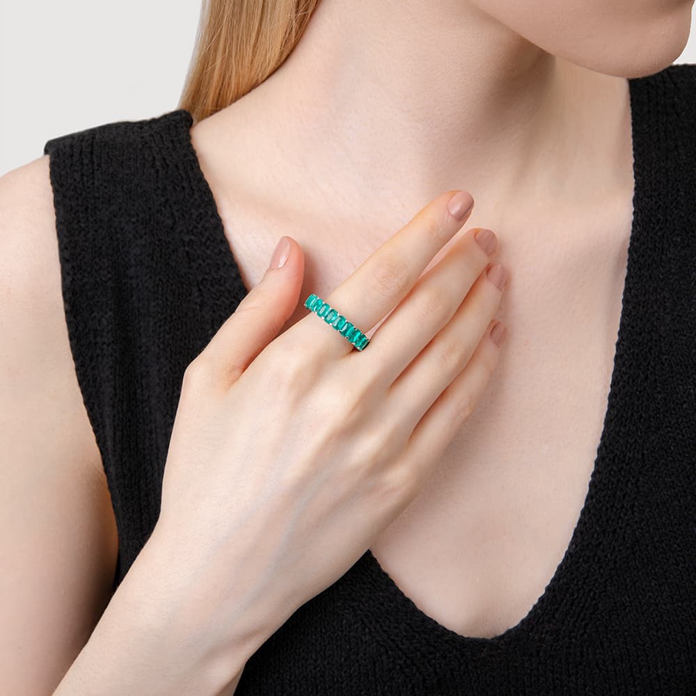 Кольцо из серебра 925 с кубическим цирконием