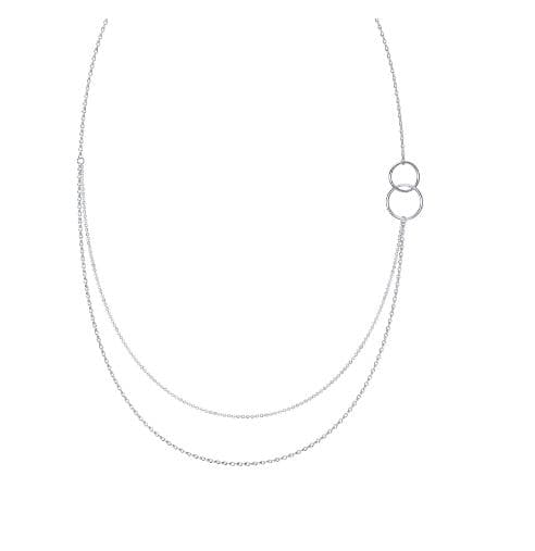 Колье из серебра 925 без вставки