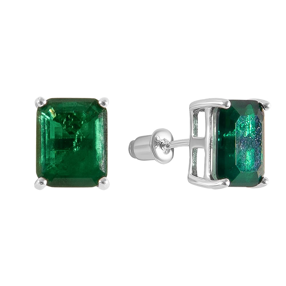 Серьги из серебра 925 с кубическим цирконием