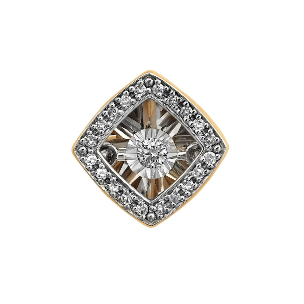 Подвеска из золота 585 с бриллиантом