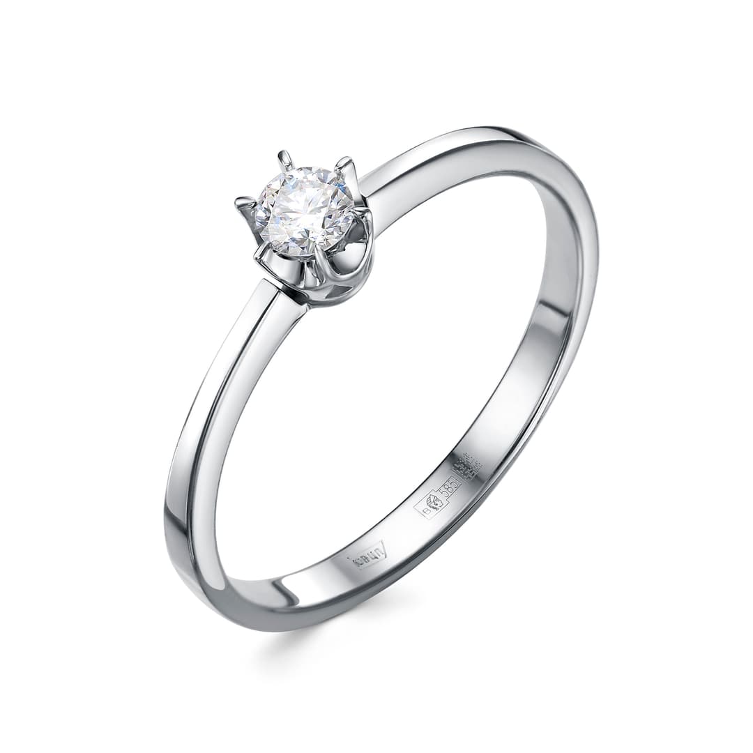 Кольцо из золота 585 с бриллиантами