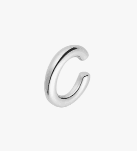 Серьги из серебра без вставки