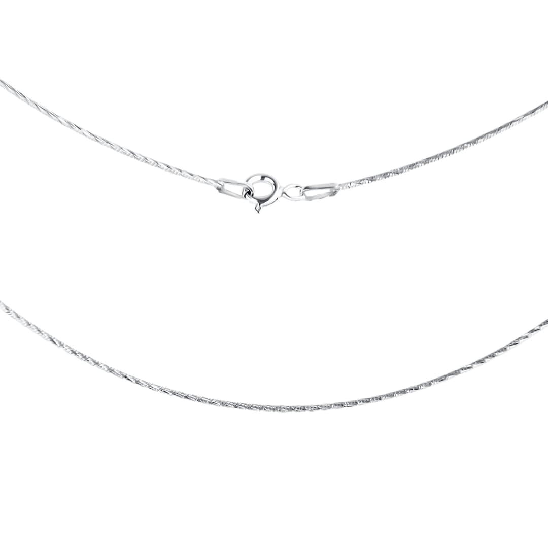 Цепь полновесная из серебра 925 без вставки