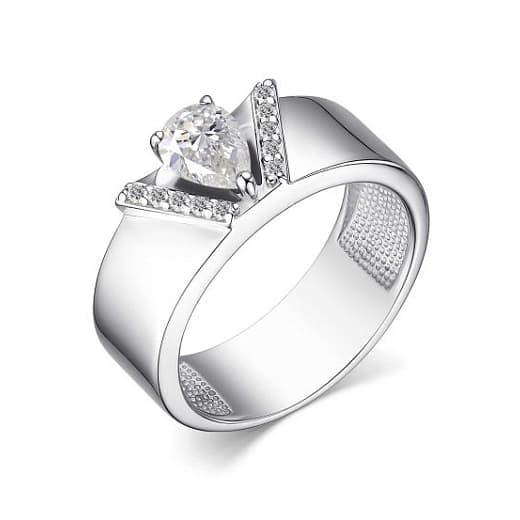 Кольцо из серебра 925 с горным хрусталем