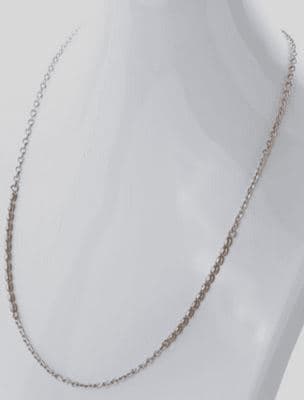 Колье из серебра без вставки