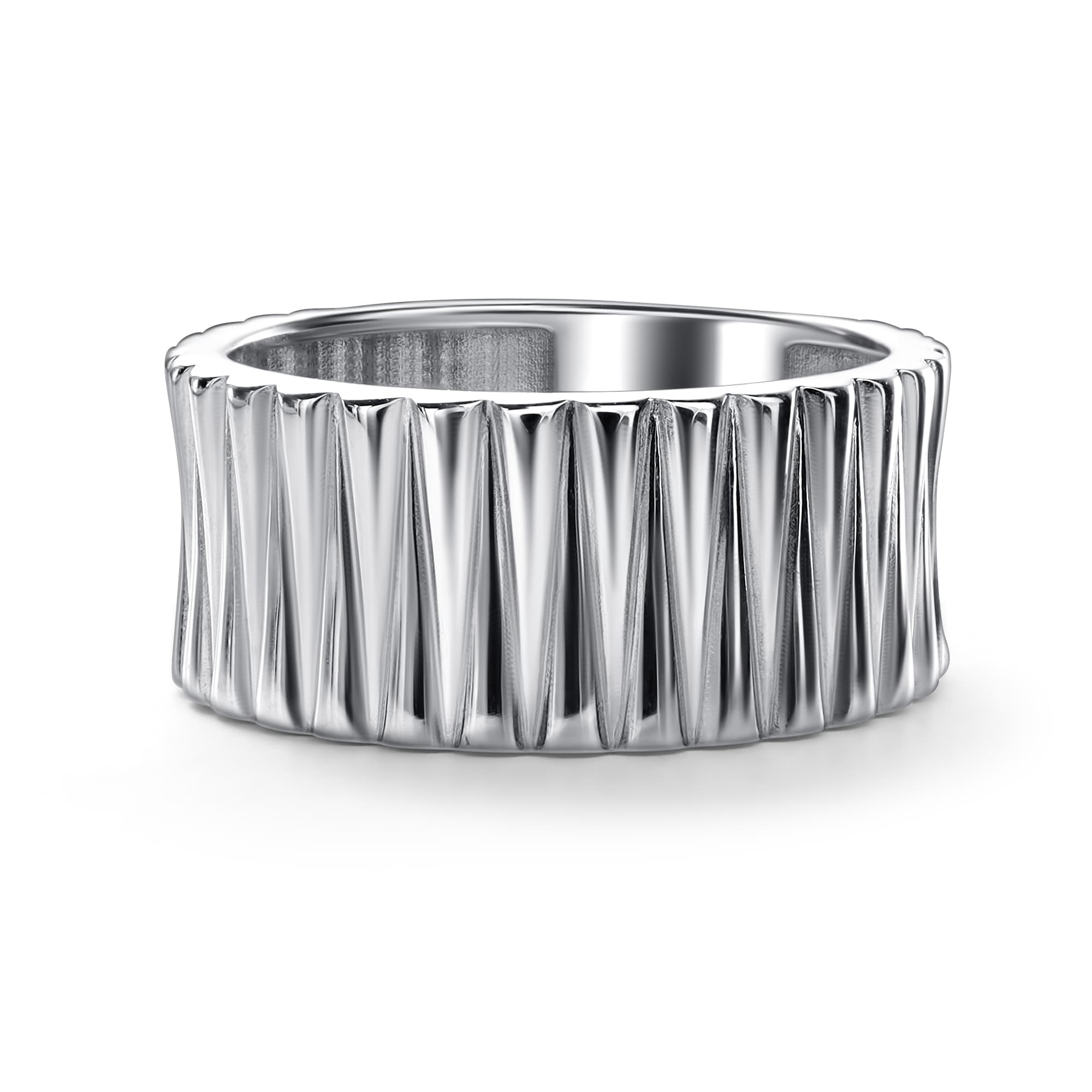 Кольцо из серебра 925 без вставки