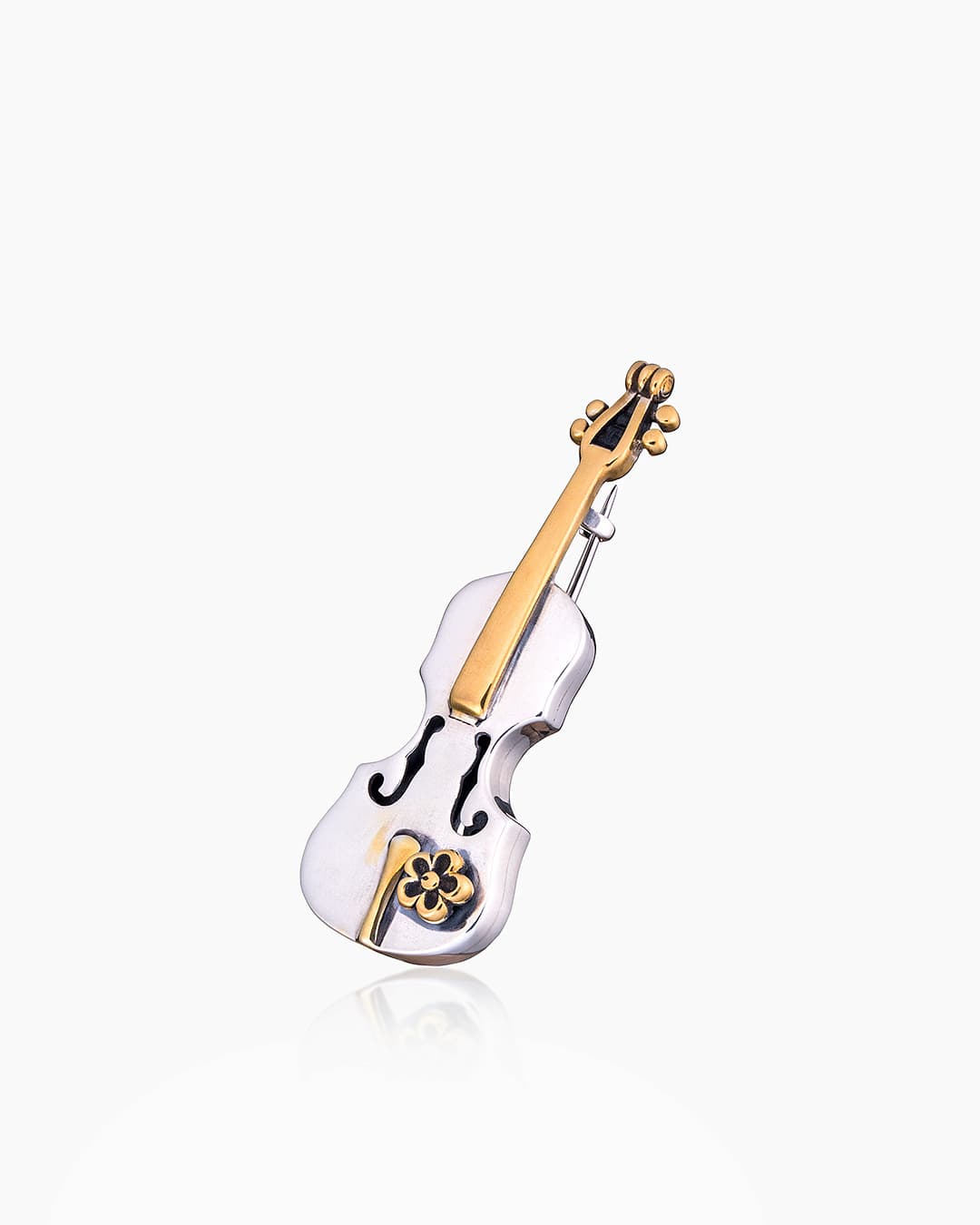 Брошь из серебра 925 с  без вставки