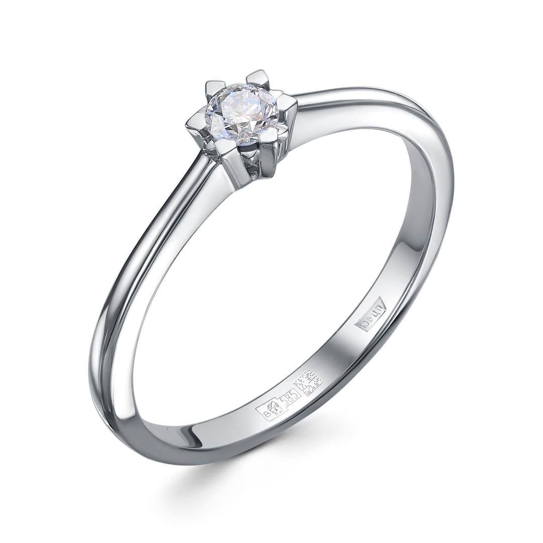 Кольцо из золота 585 с  бриллиантом