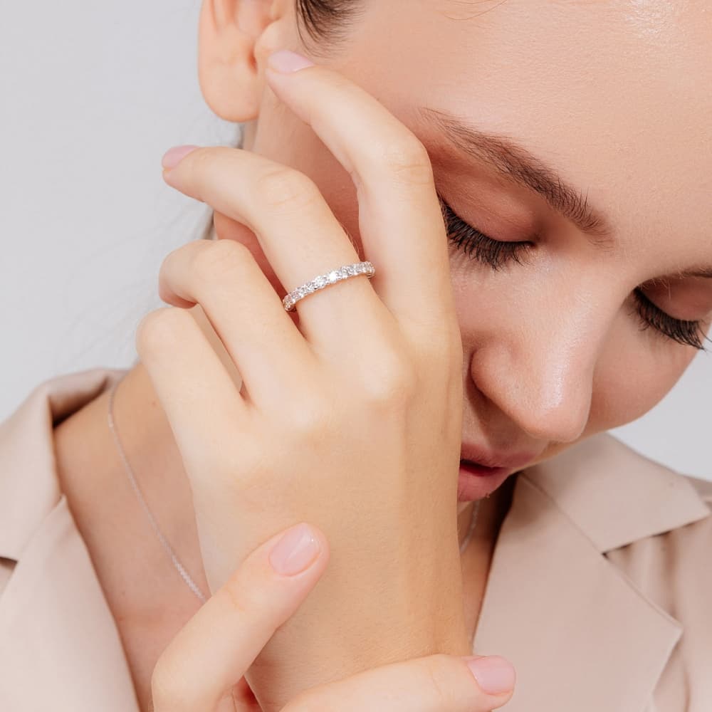 Кольцо из золота 585 с бриллиантом