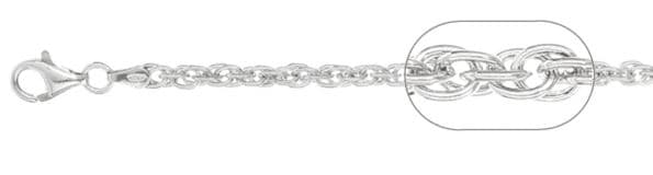 Колье из серебра без вставки