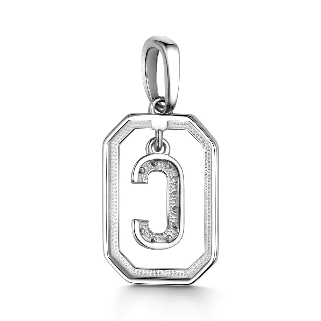 Подвеска из серебра 925 с фианитами