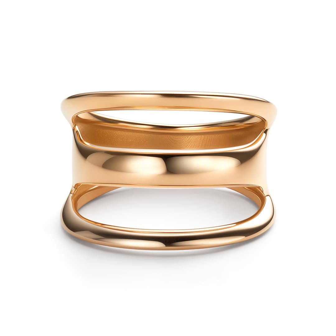 Кольцо из серебра 925 без вставки