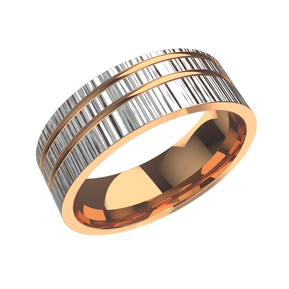 Кольцо обручальное из золота 585 без вставки