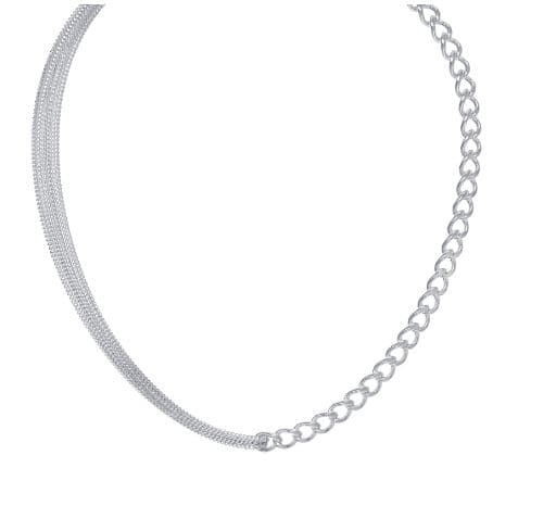 Колье из серебра 925 без вставки