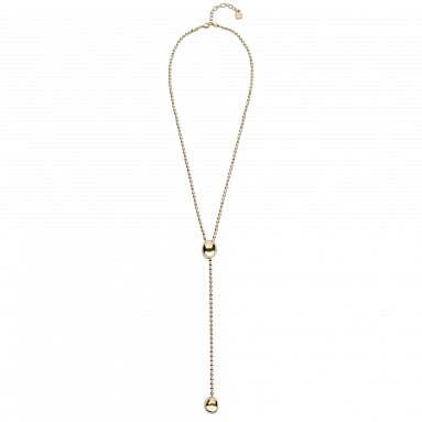 Колье из бижутерный сплава без вставки