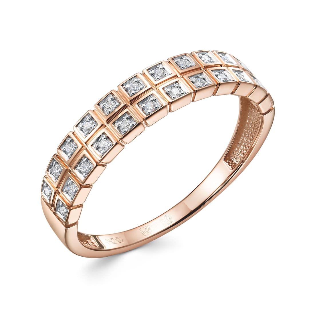 Кольцо из золота 585 с  бриллиантом