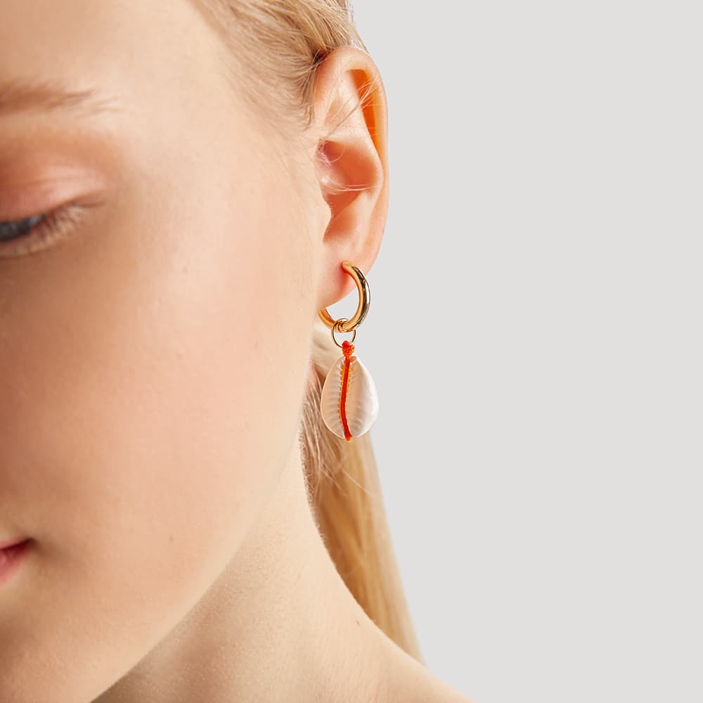 Серьги из стали с прочим