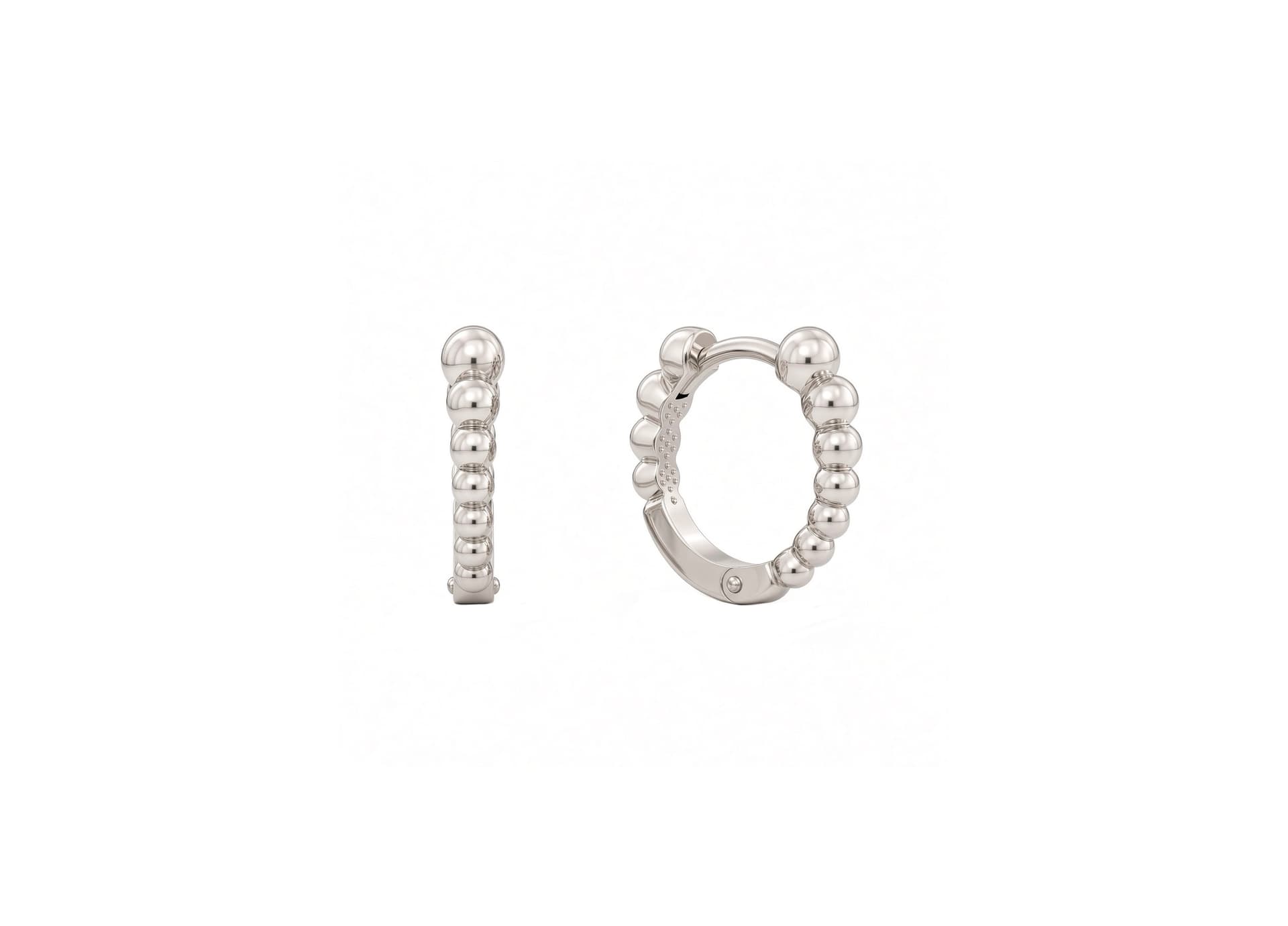 Серьги из серебра 925 без вставки