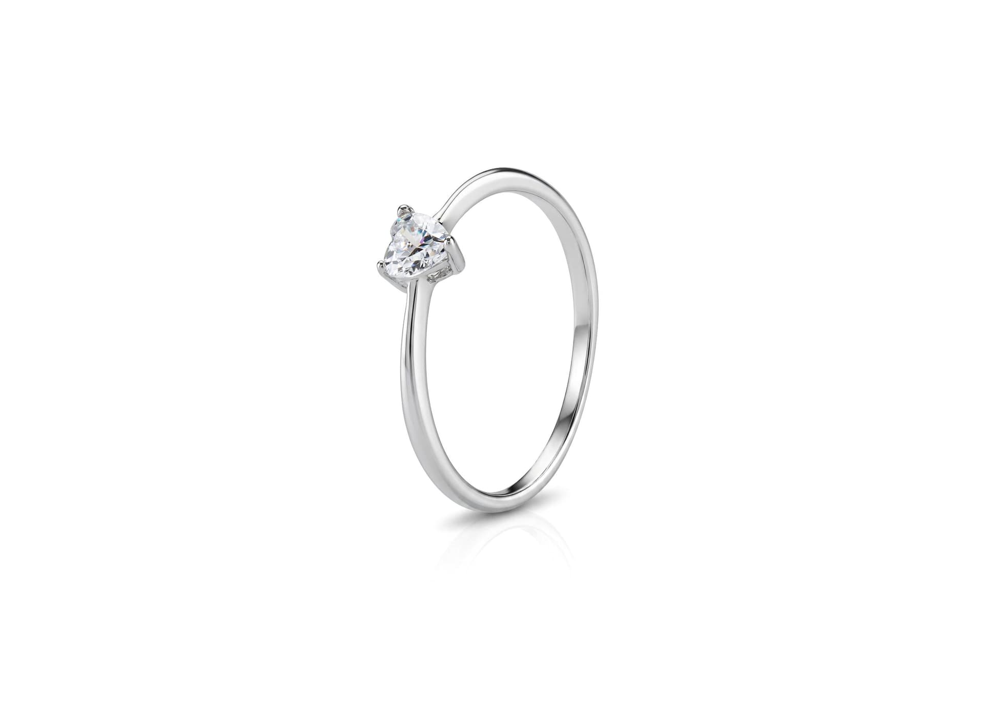 Кольцо из серебра 925 с кубическим цирконием
