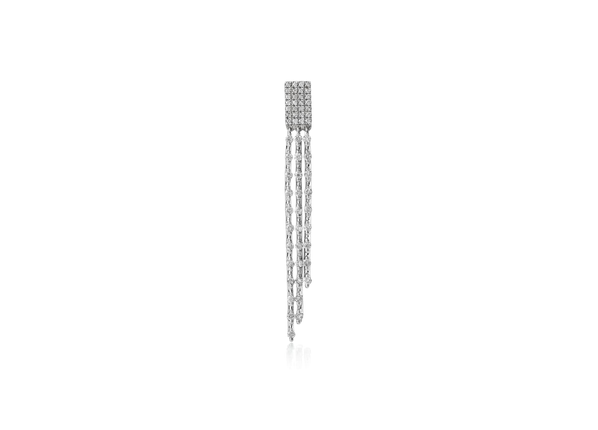 Серьги из золота 585 с бриллиантами