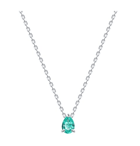 Колье из серебра 925 с фианитами